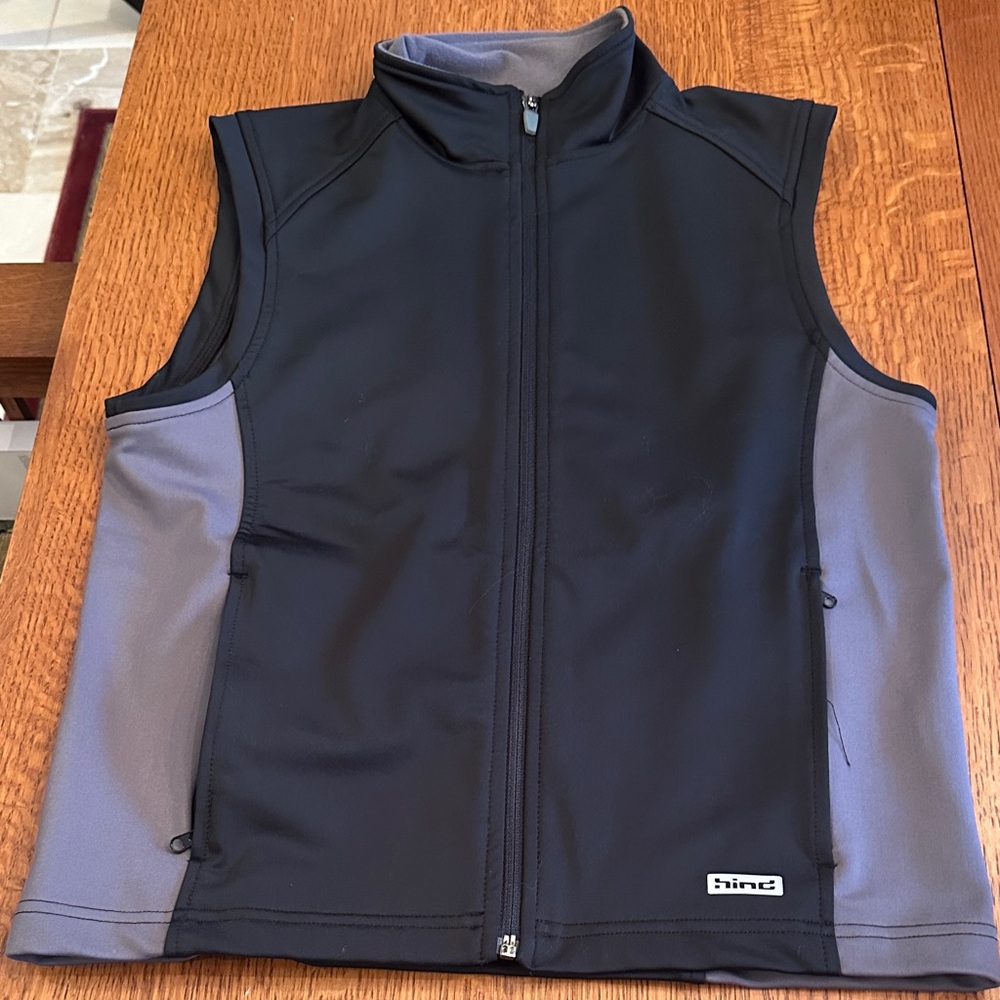 Hind Black and Gray Running Vest